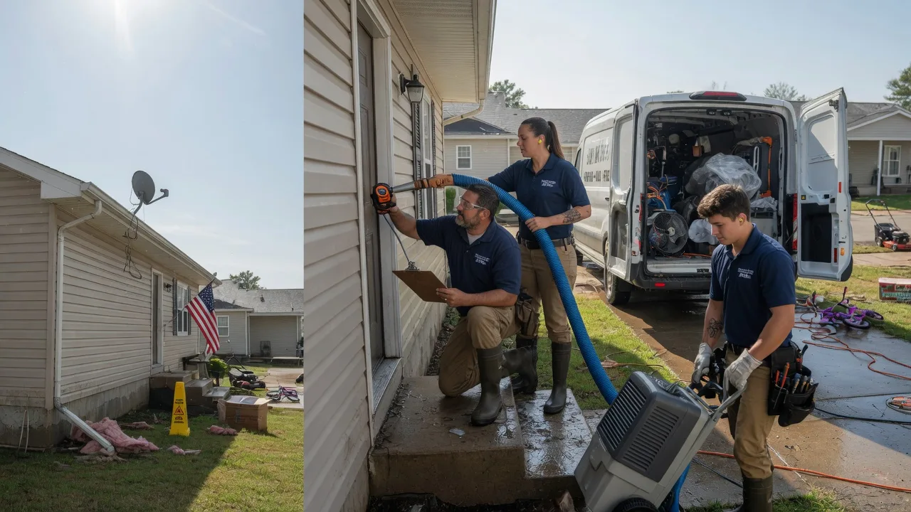 Ceiling Water Damage Restoration in Aberdeen, OH near me